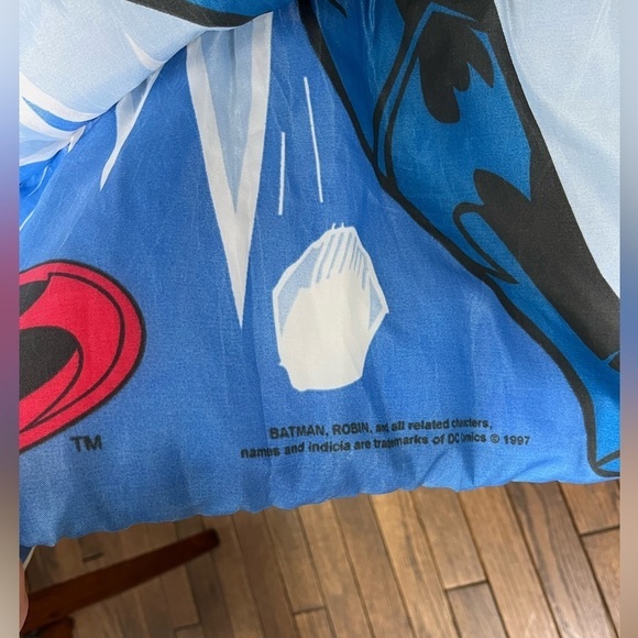 Vintage 1997 Batman & Robin DC Comics Sleeping Bag - Picture 5 of 11